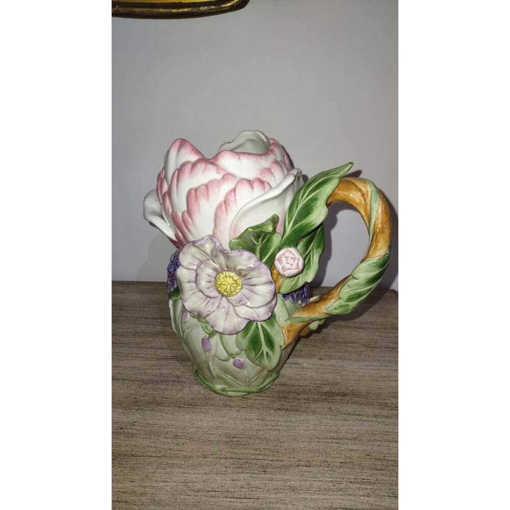 Fitz and Floyd Fauna and Flora Pitcher